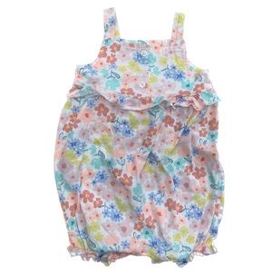 6 Months Carter’s Baby Girl Colorful Flower Romper